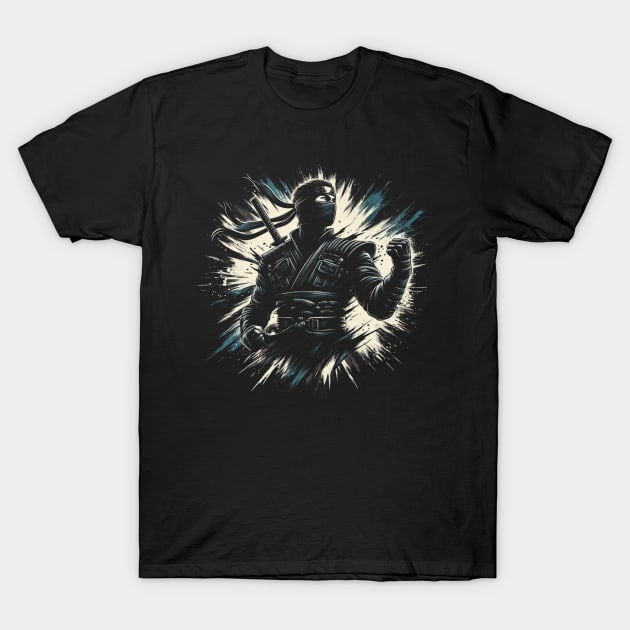 Black Ninja T-Shirt by Genbu